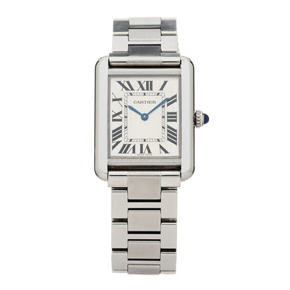 Cartier Stainless Steel 24mm Tank Solo Quartz Watch 1 of 4