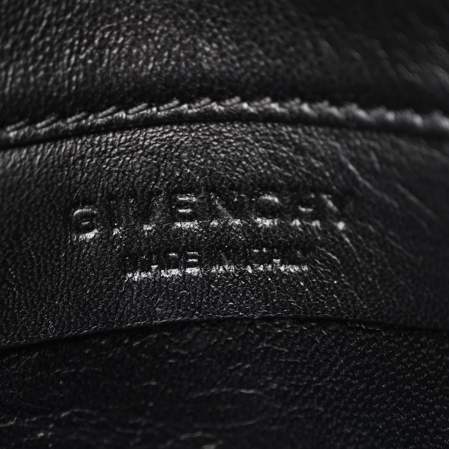 Givenchy Calfskin Shark Lock Chain Bag Black 6 of 10