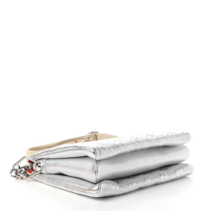 Louis Vuitton Metallic Lambskin Embossed Monogram Coussin PM Silver 4 of 10