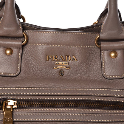Prada Cervo Deerskin Tote Bambu 12 of 16