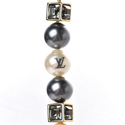 Louis Vuitton Pearl Crystal Cry Me A River Short Necklace 5 of 6