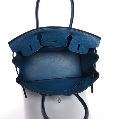 Hermes Togo Birkin 30 Bleu de Galice 11 of 22