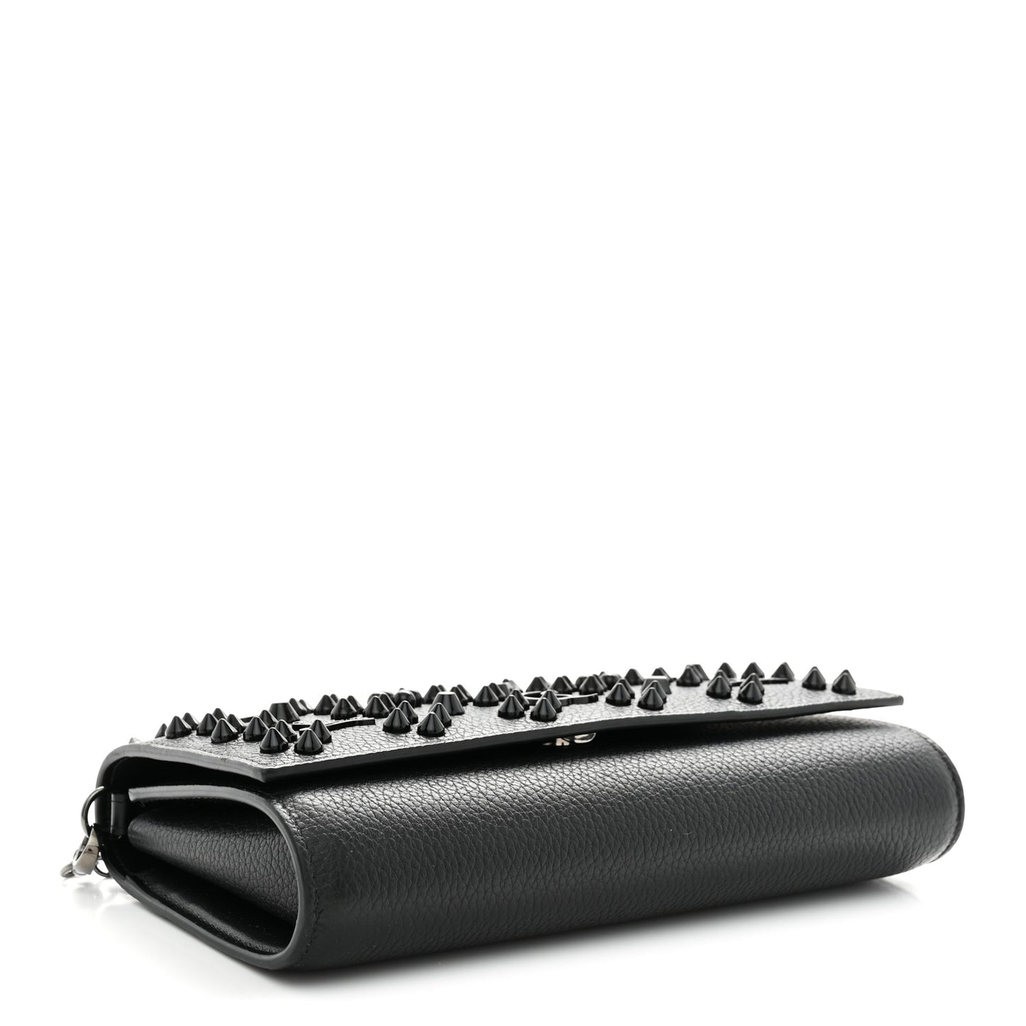 Calfskin Spikes Loubinthesky Paloma Wallet on Chain Rocket