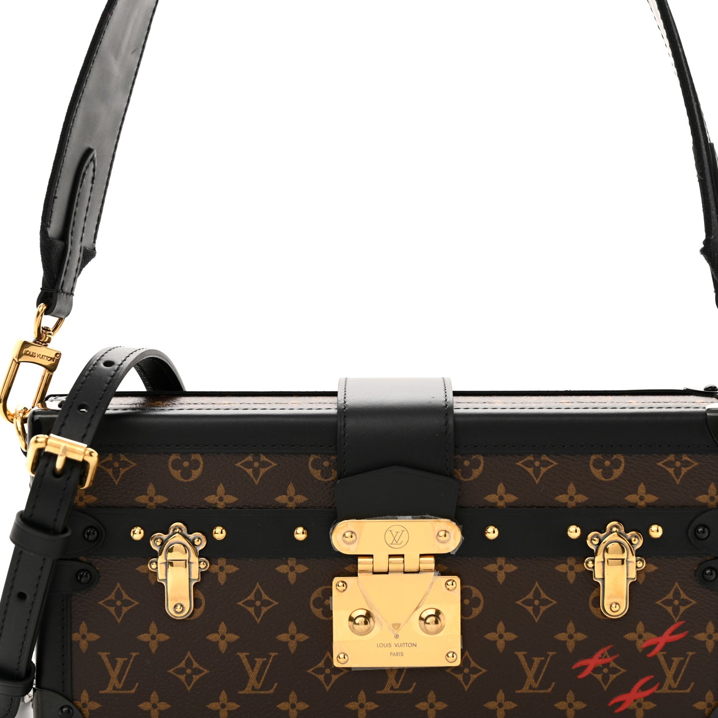 Monogram Petite Malle East West Black