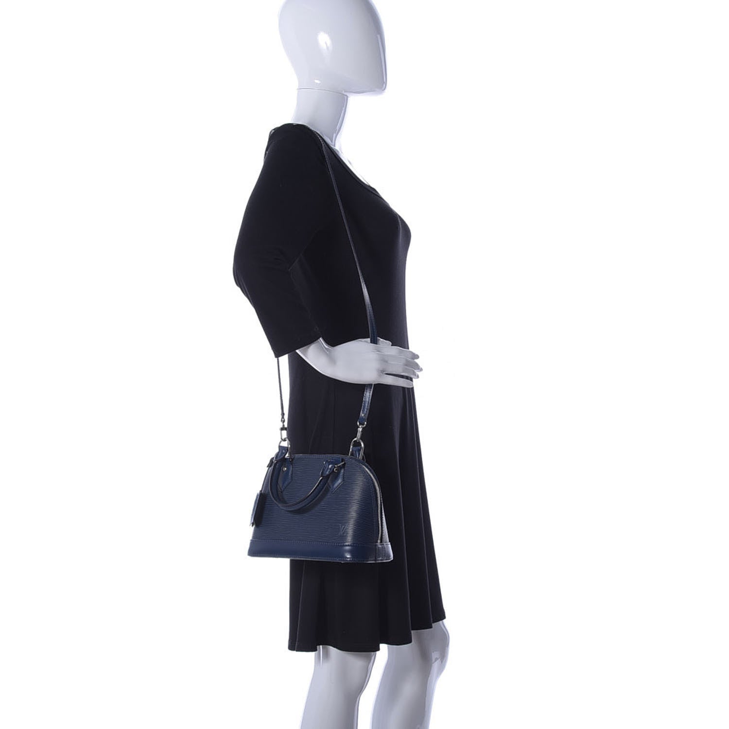 Louis Vuitton Epi Alma BB Indigo 3 of 9