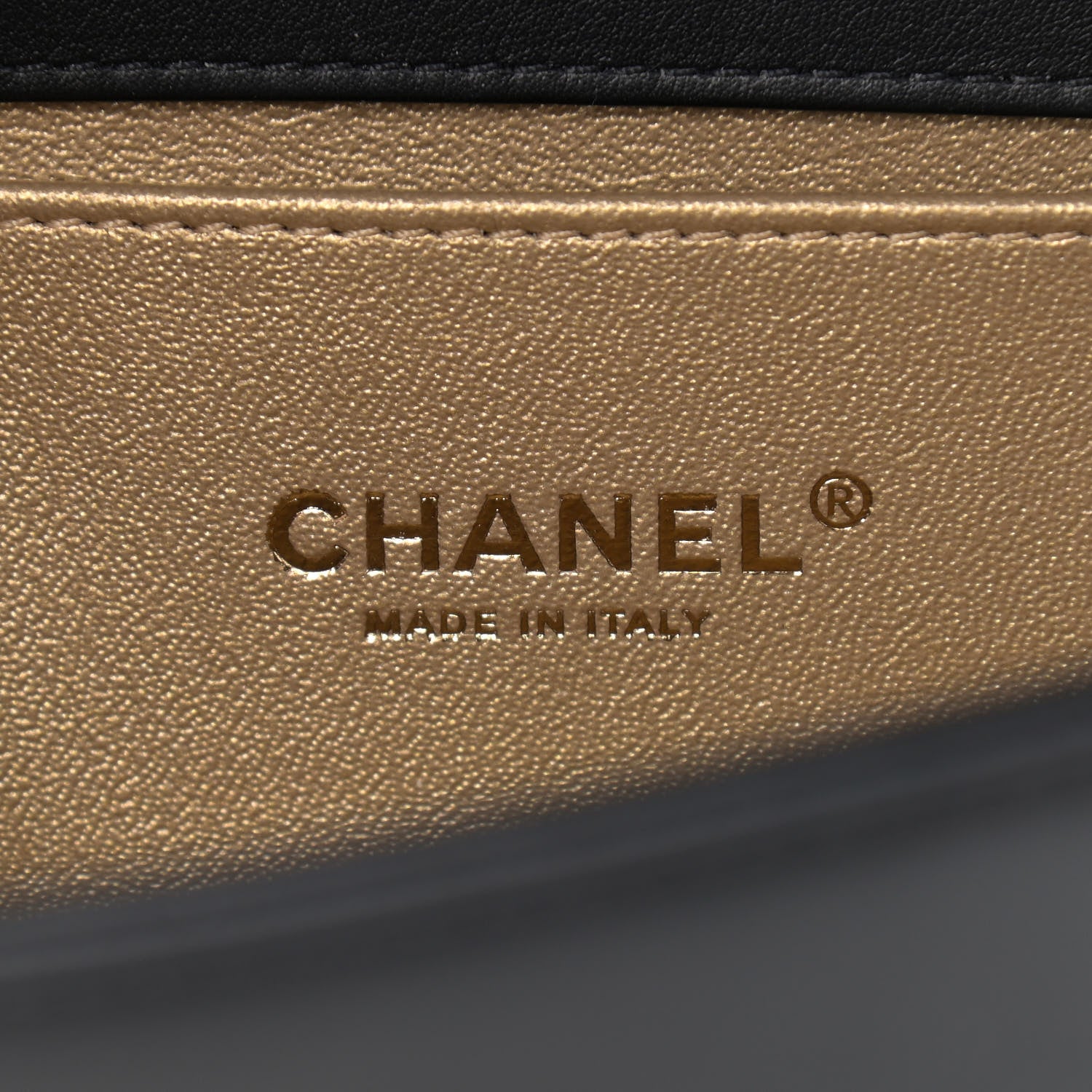 Chanel Crocodile Python Calfskin Embossed Medium Boy Flap Black Gold 5 of 8