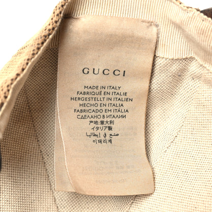 Gucci Monogram Jumbo GG Baseball Hat XL 59 Camel Ebony 9 of 10
