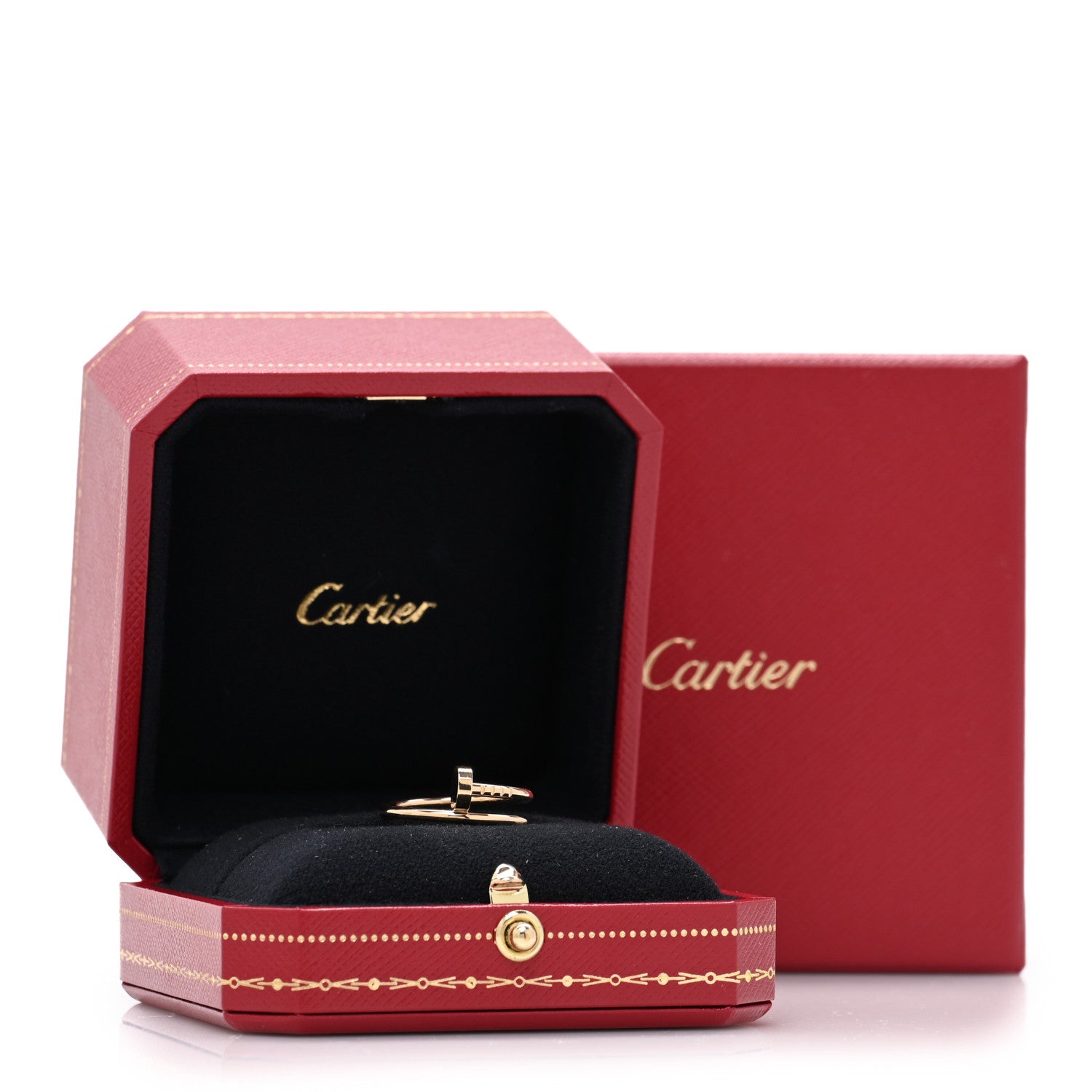 Cartier 18K Yellow Gold Small Juste Un Clou Ring 52 6 6 of 6