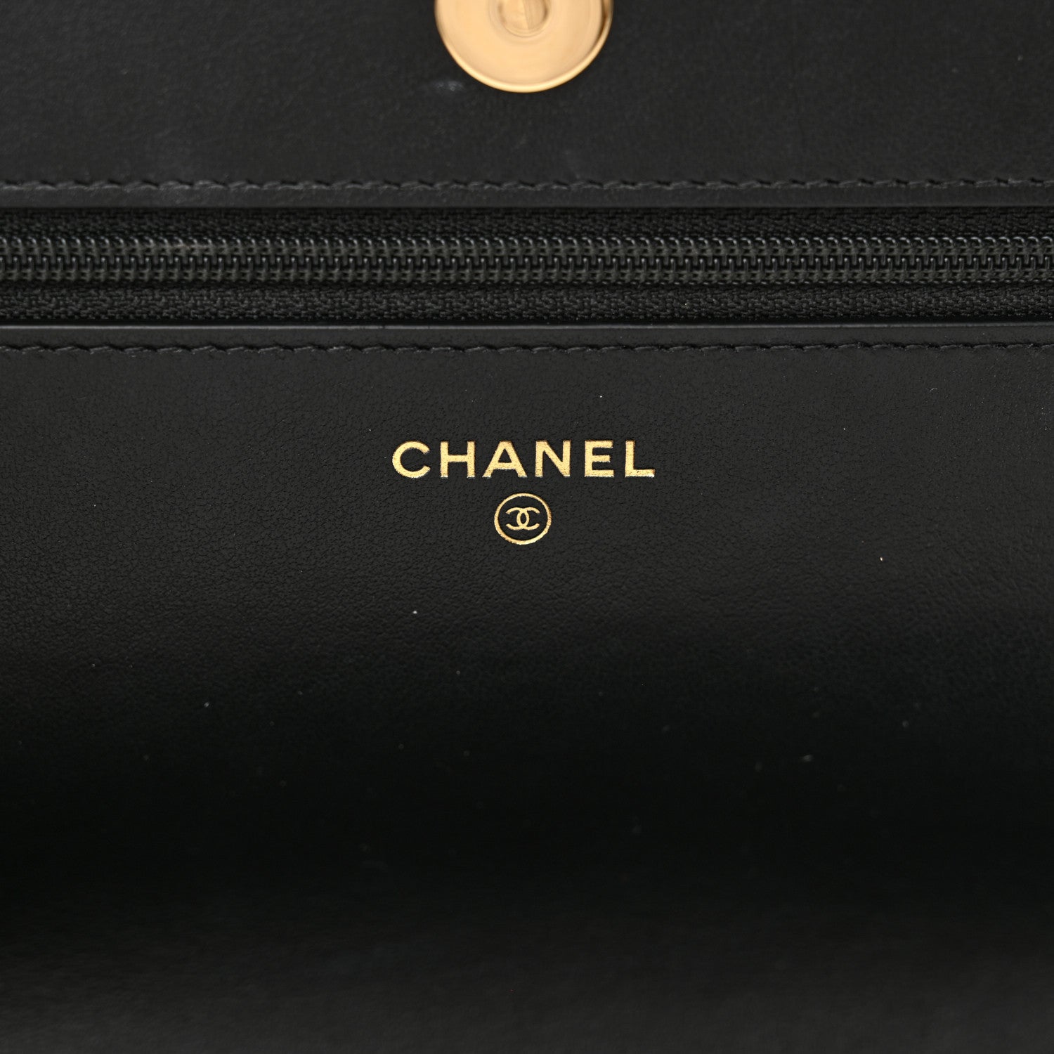 Chanel Caviar Quilted Pocket Clutch With Chain WOC Black 6 of 13
