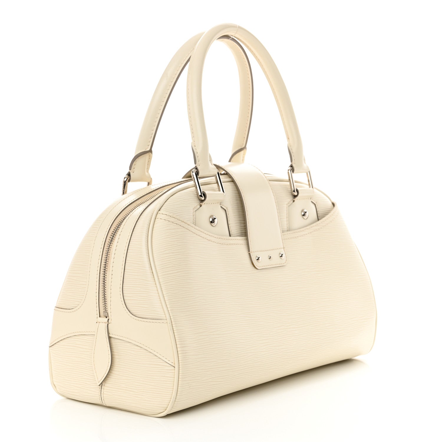 Louis Vuitton Epi Bowling Montaigne GM Ivory 3 of 13