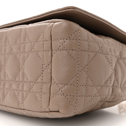 Christian Dior Calfskin Cannage Medium Caro Bag Taupe 10 of 11