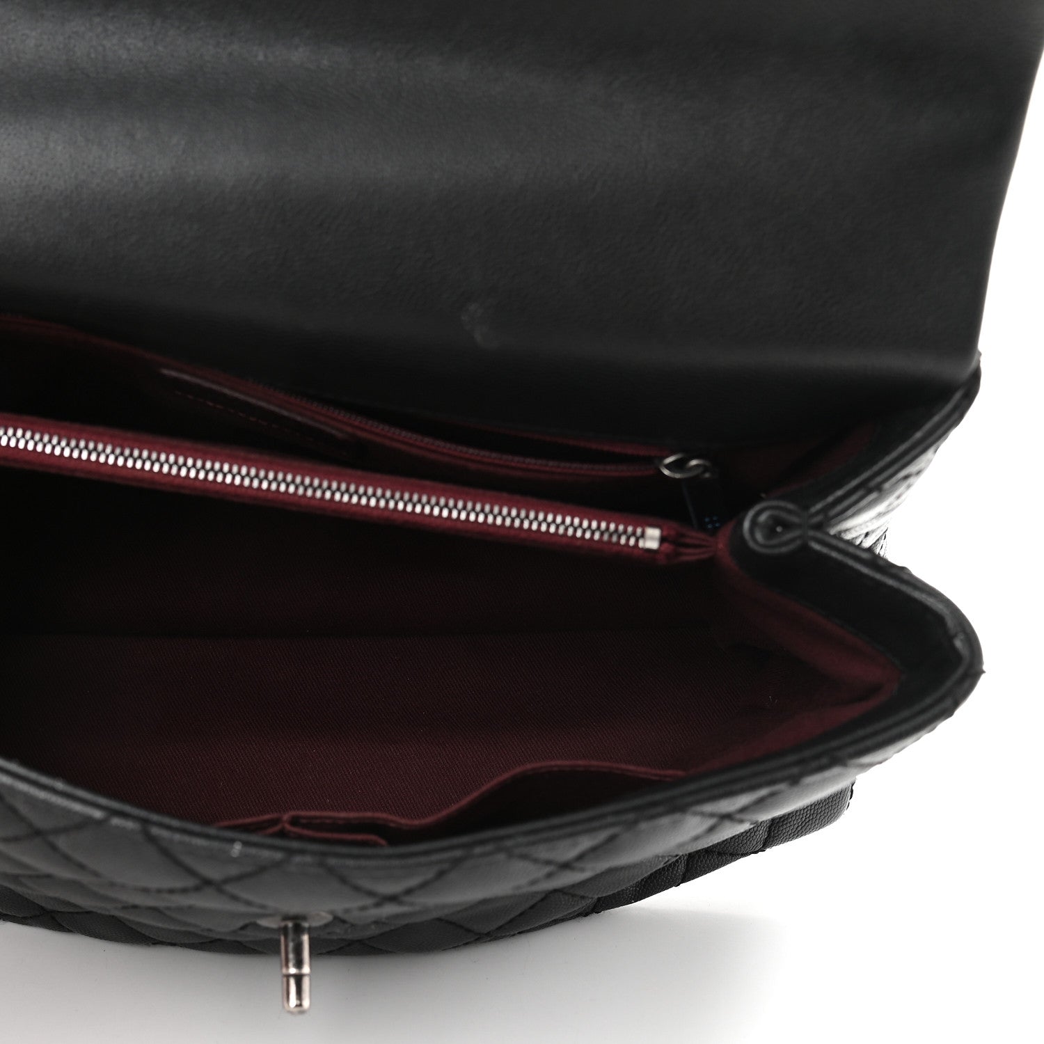 Chanel Caviar Quilted Medium Coco Handle Flap Black 5 of 10
