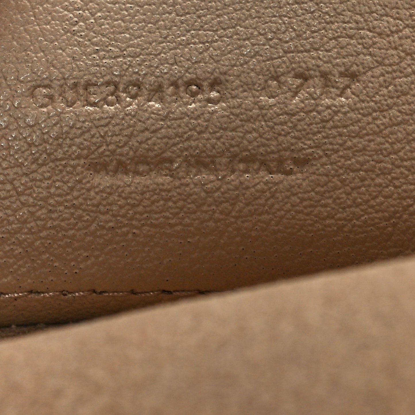 Calfskin Large Shopping Tote Dark Beige