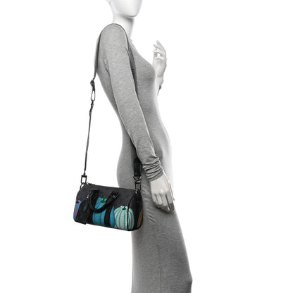 Louis Vuitton LV X YK Monogram Eclipse Reverse Pumpkin Keepall Bandouliere 25 Multicolor 2 of 9