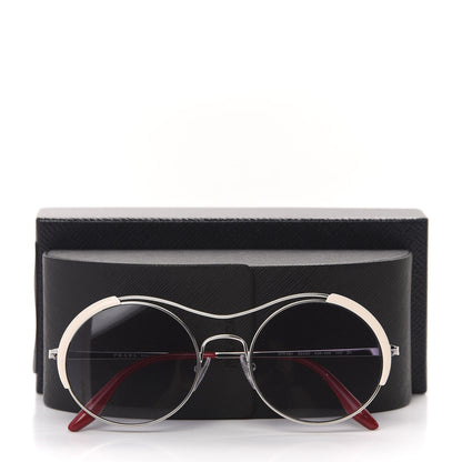 Prada Round Sunglasses SPR 55V Purple 7 of 7