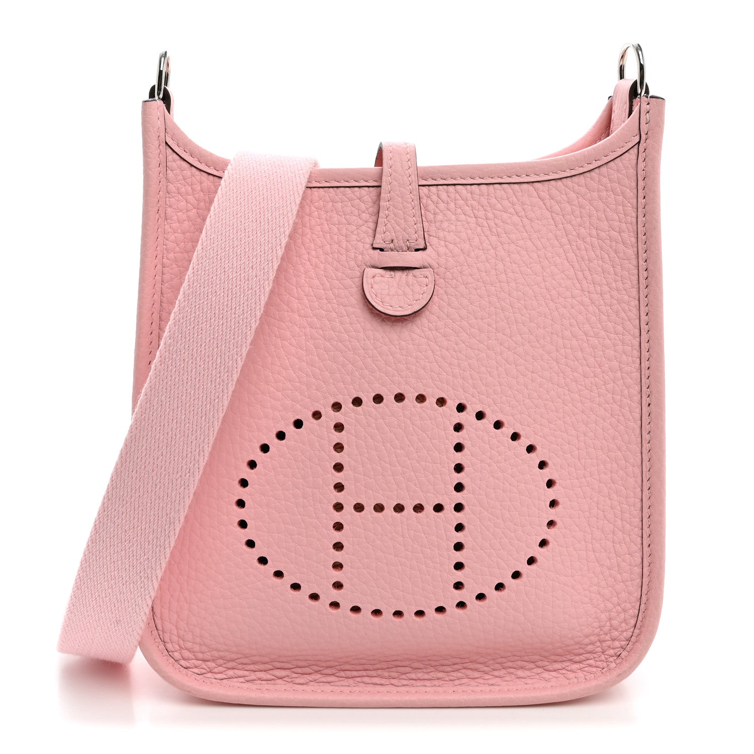 Hermes Taurillon Clemence Evelyne TPM Rose Sakura 1 of 10
