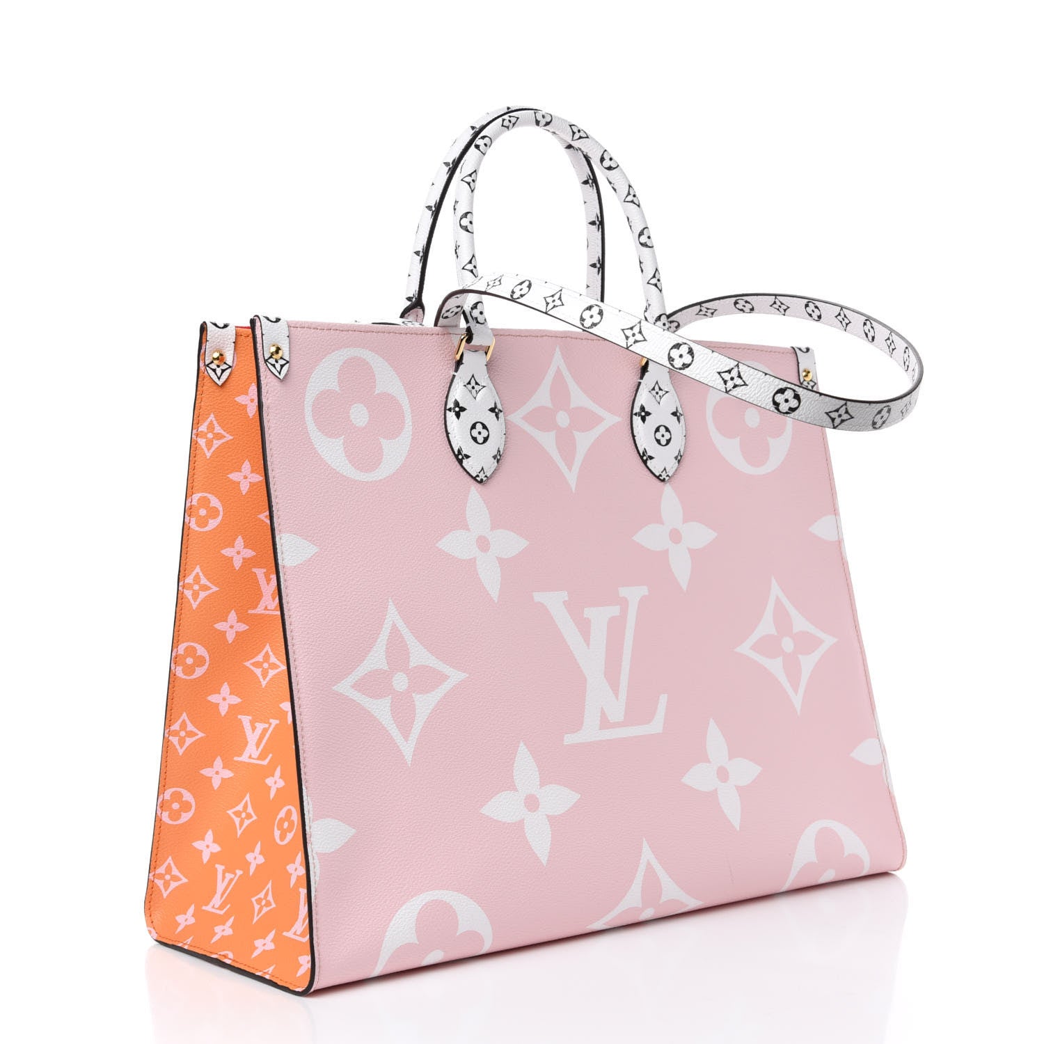 Louis Vuitton Monogram Giant Onthego GM Rouge Rose 4 of 11