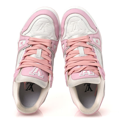 Louis Vuitton Calfskin Monogram Womens LV Trainer Sneakers 36.5 Light Pink 2 of 14