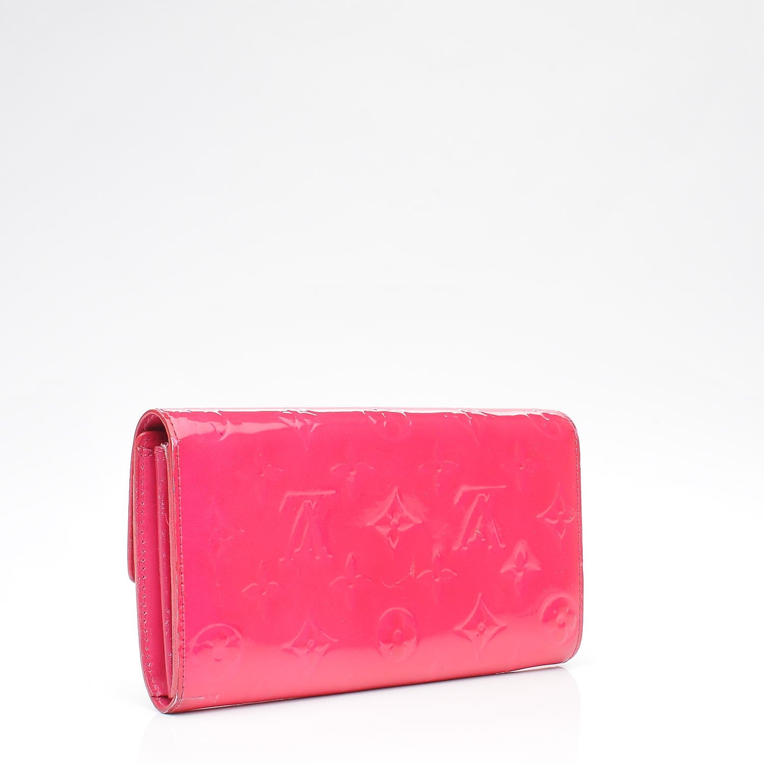 Louis Vuitton Vernis Sarah Wallet Rose Pop 3 of 11
