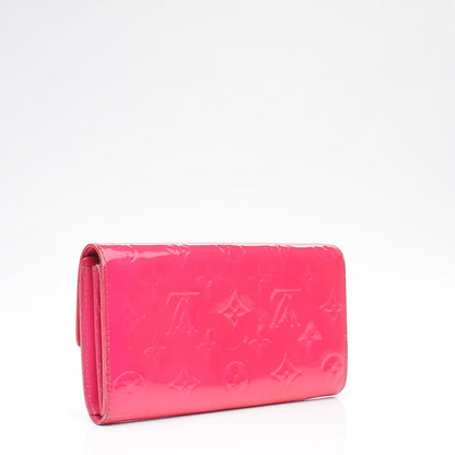 Louis Vuitton Vernis Sarah Wallet Rose Pop 3 of 11