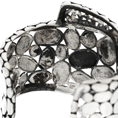 John Hardy Sterling Silver Kali Pebble Overlap Cuff Bracelet 3 of 5