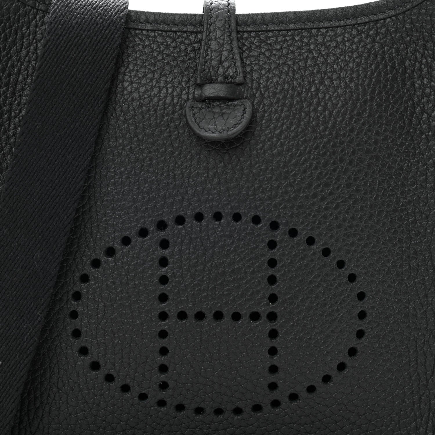 Hermes Taurillon Clemence Evelyne TPM Black 9 of 11