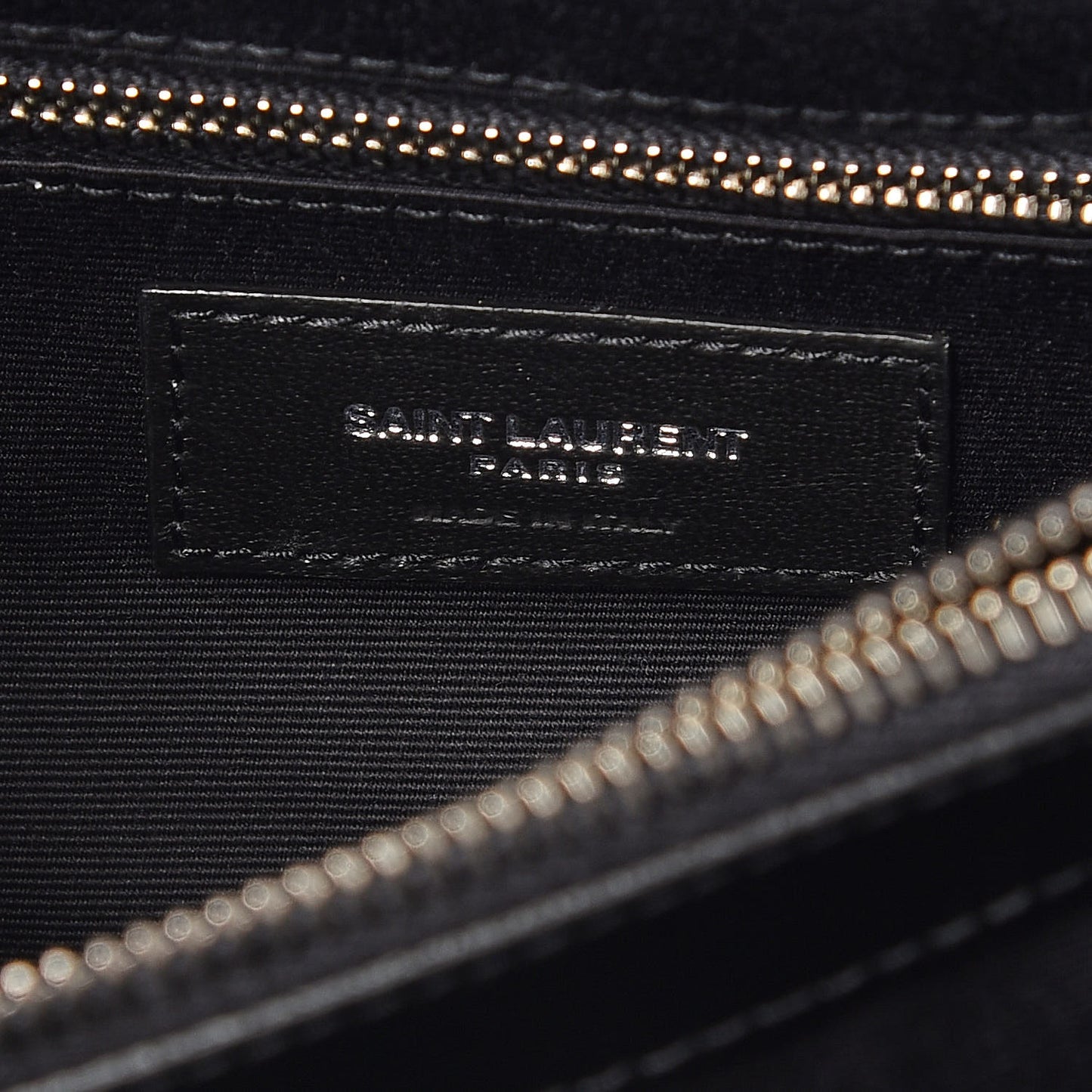 Calfskin Y Quilted Monogram Medium Loulou Chain Satchel Black