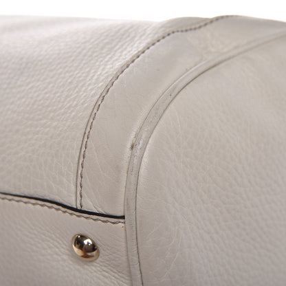 Gucci Pebbled Calfskin Medium Soho Boston Off White 18 of 21