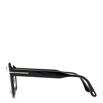 Tom Ford Acetate Anya Cat Eye Sunglasses TF762 Black 3 of 7
