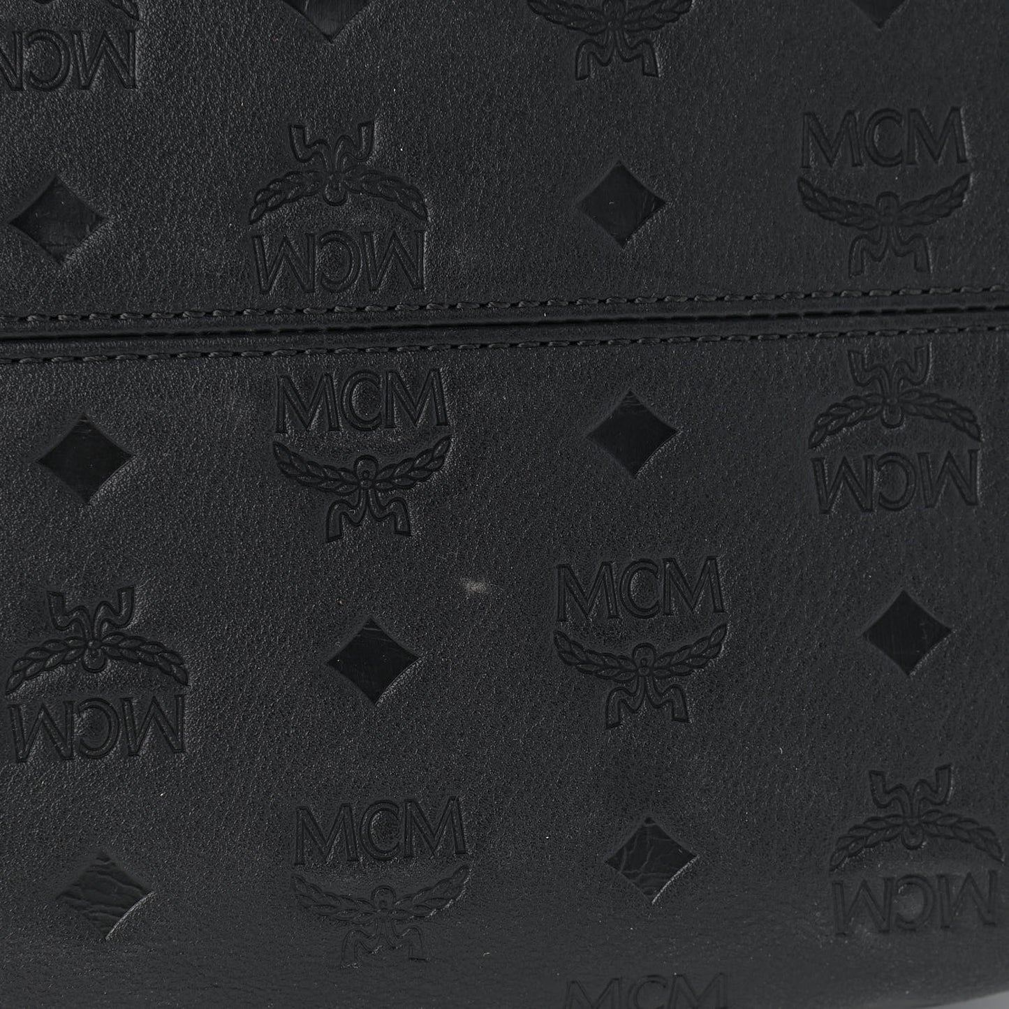 Calfskin Ottomar Monogram Medium Klara Shopper Tote Black