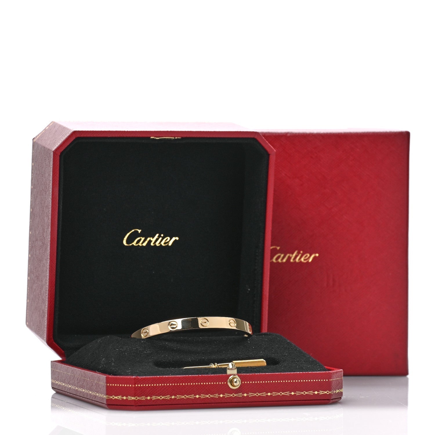 Cartier 18K Yellow Gold LOVE Bracelet 18 7 of 7
