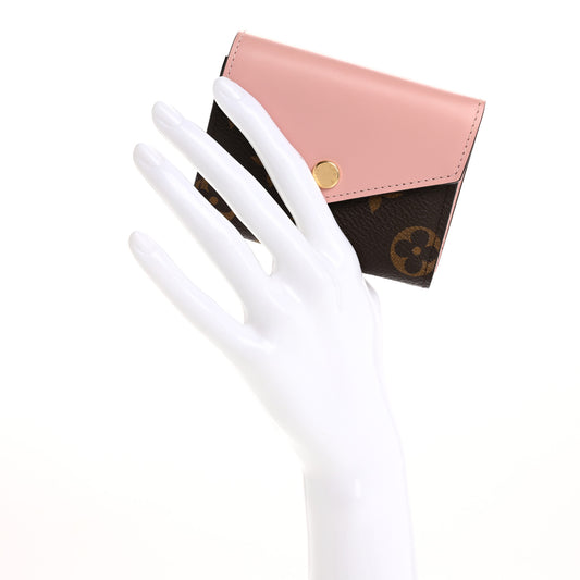 Monogram Zoe Wallet Rose Ballerine