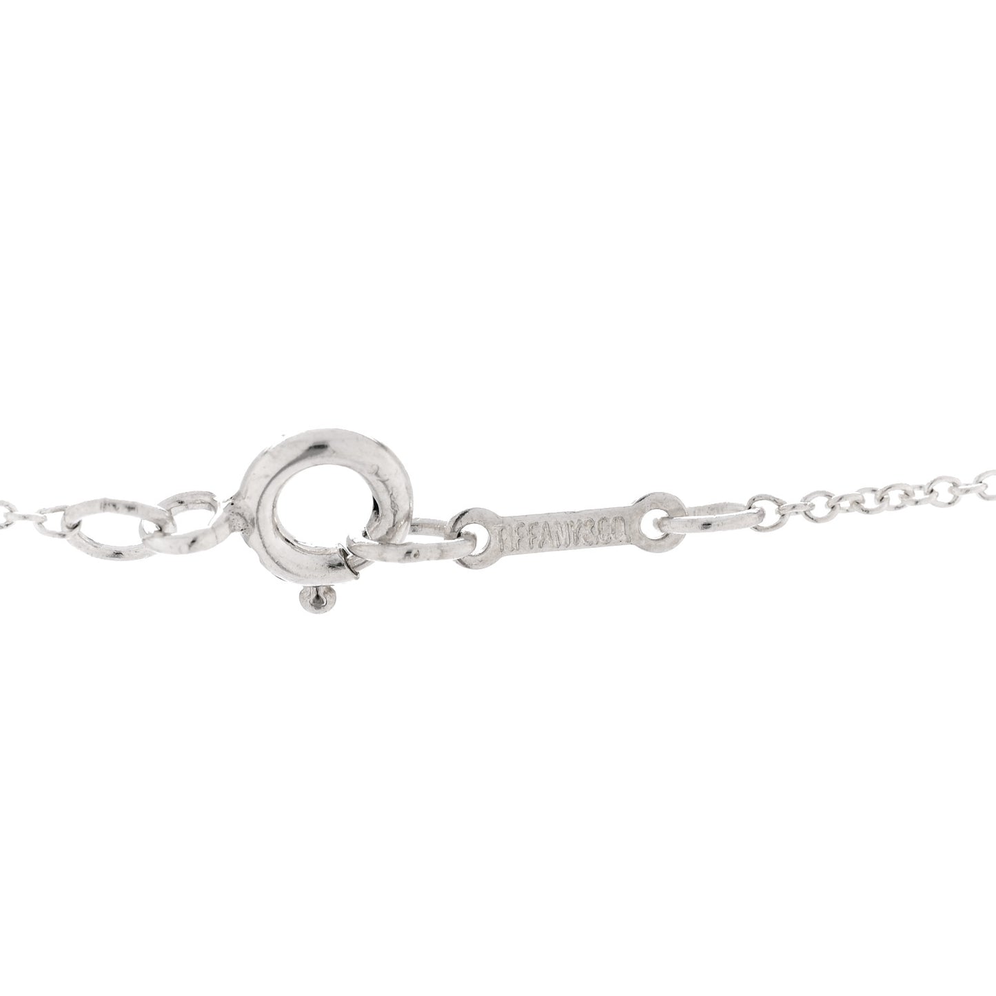Sterling Silver 11mm Elsa Peretti Bean Pendant Necklace