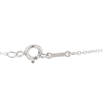 Tiffany Sterling Silver 11mm Elsa Peretti Bean Pendant Necklace 4 of 5