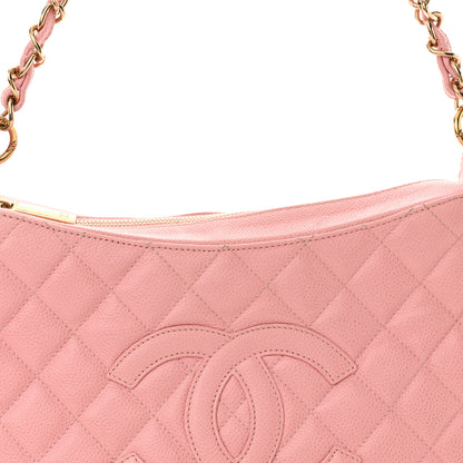 Chanel Caviar Quilted Timeless CC Shoulder Bag Pink 8 of 15