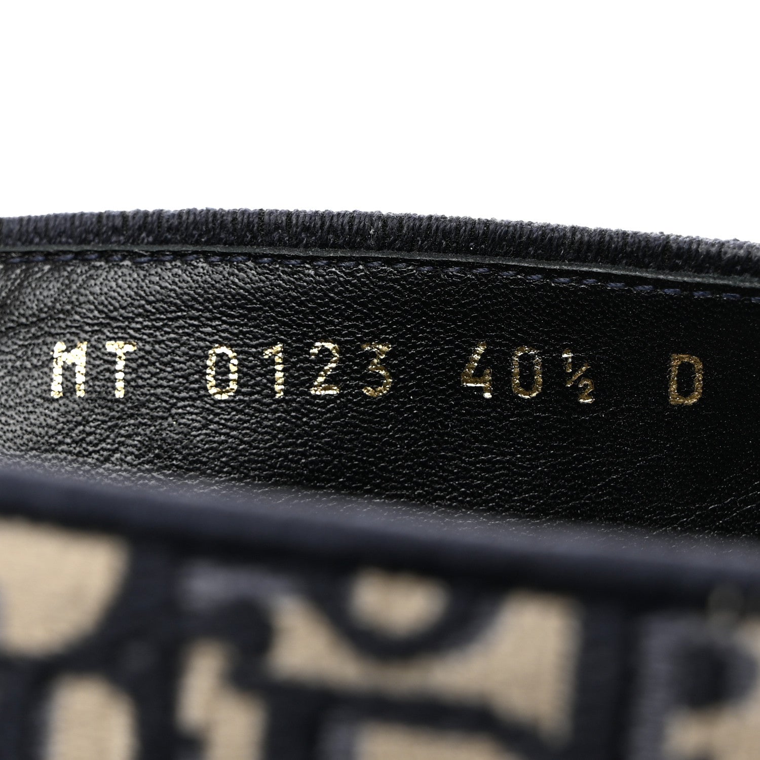 Christian Dior Oblique Embroidered Granville 15mm Espadrilles 40.5 Deep Blue 7 of 8