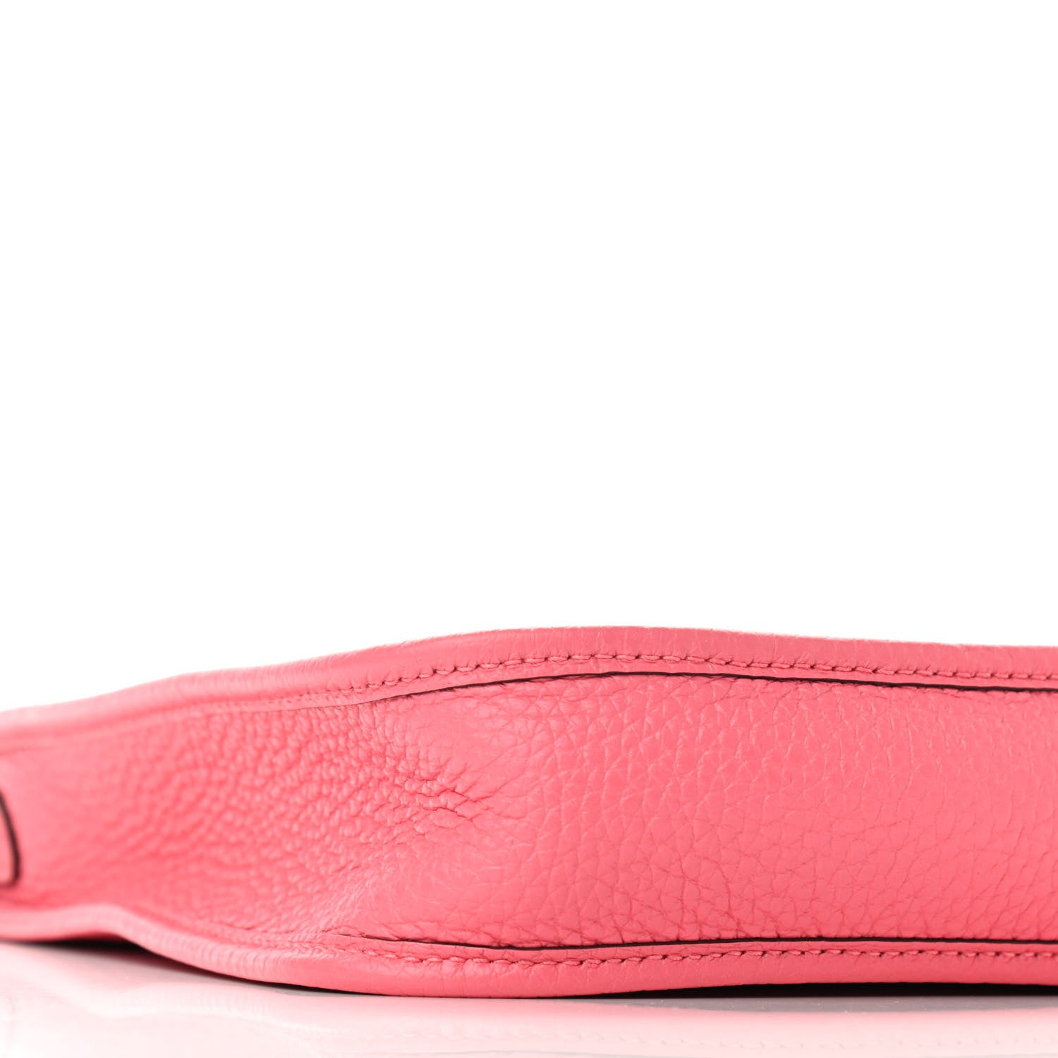 Hermes Taurillon Clemence Amazone Evelyne TPM Rose Azalee Rouge Pivoine 8 of 9