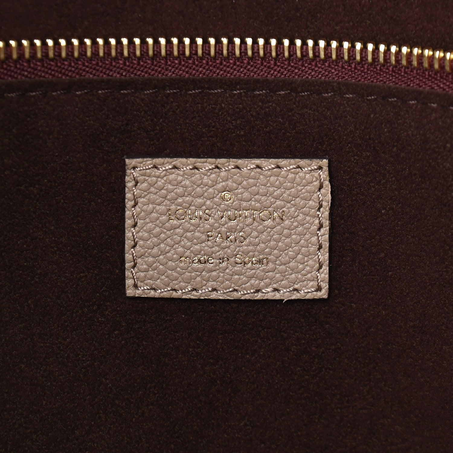 Louis Vuitton Empreinte Monogram Giant Neverfull MM Tourterelle 6 of 8