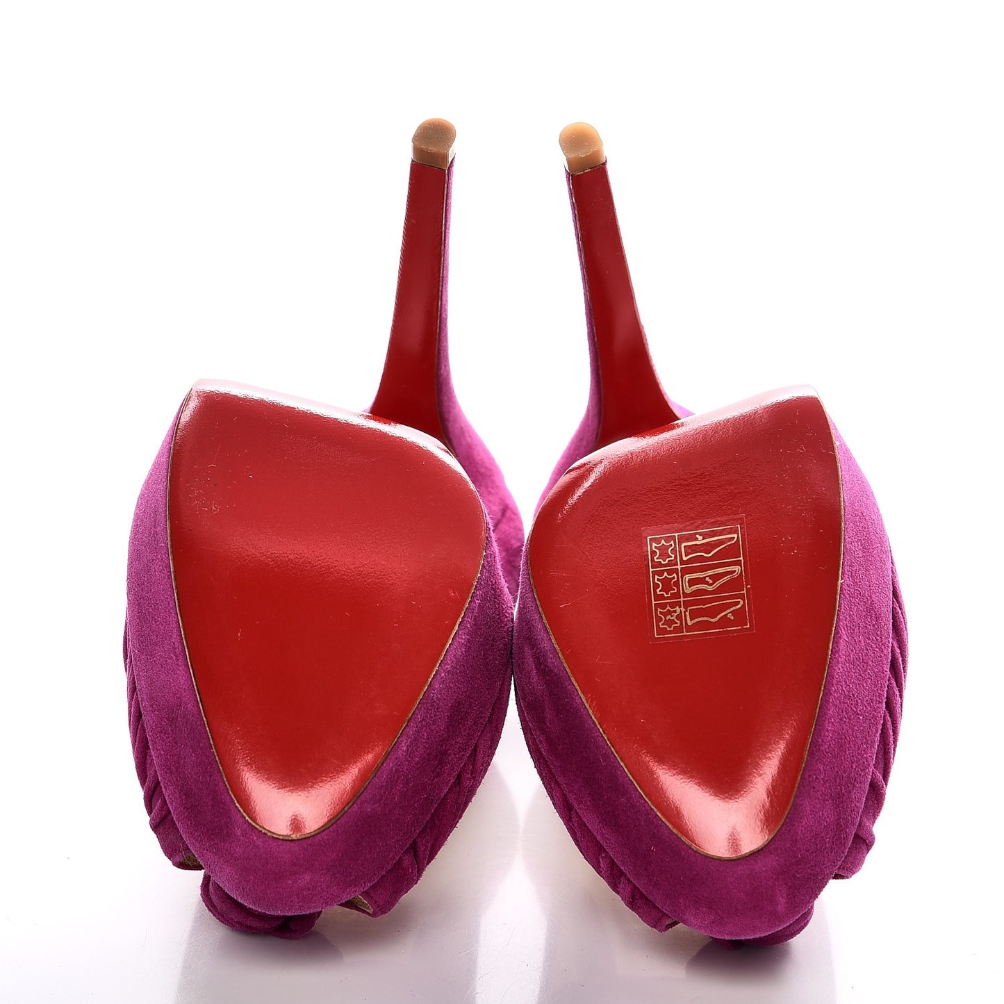 Suede Greissimo 140 Pumps 36.5 Framboise