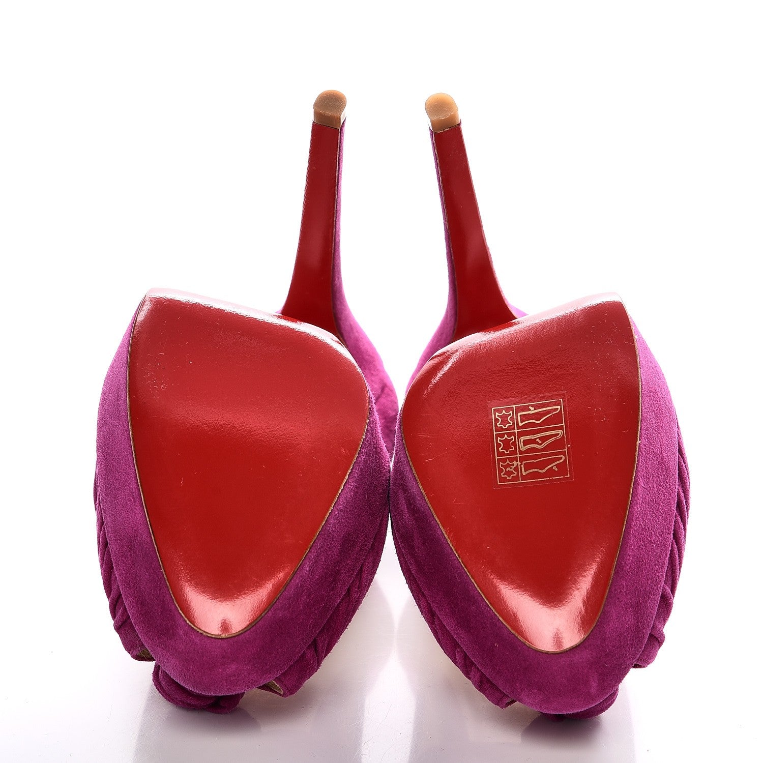 Christian Louboutin Suede Greissimo 140 Pumps 36.5 Framboise 5 of 8