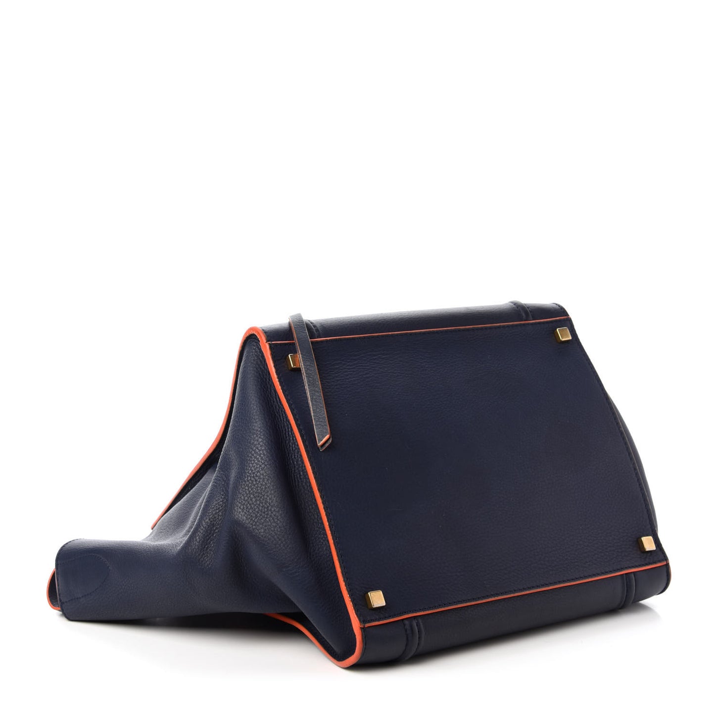 Supple Calfskin Medium Phantom Luggage Midnight