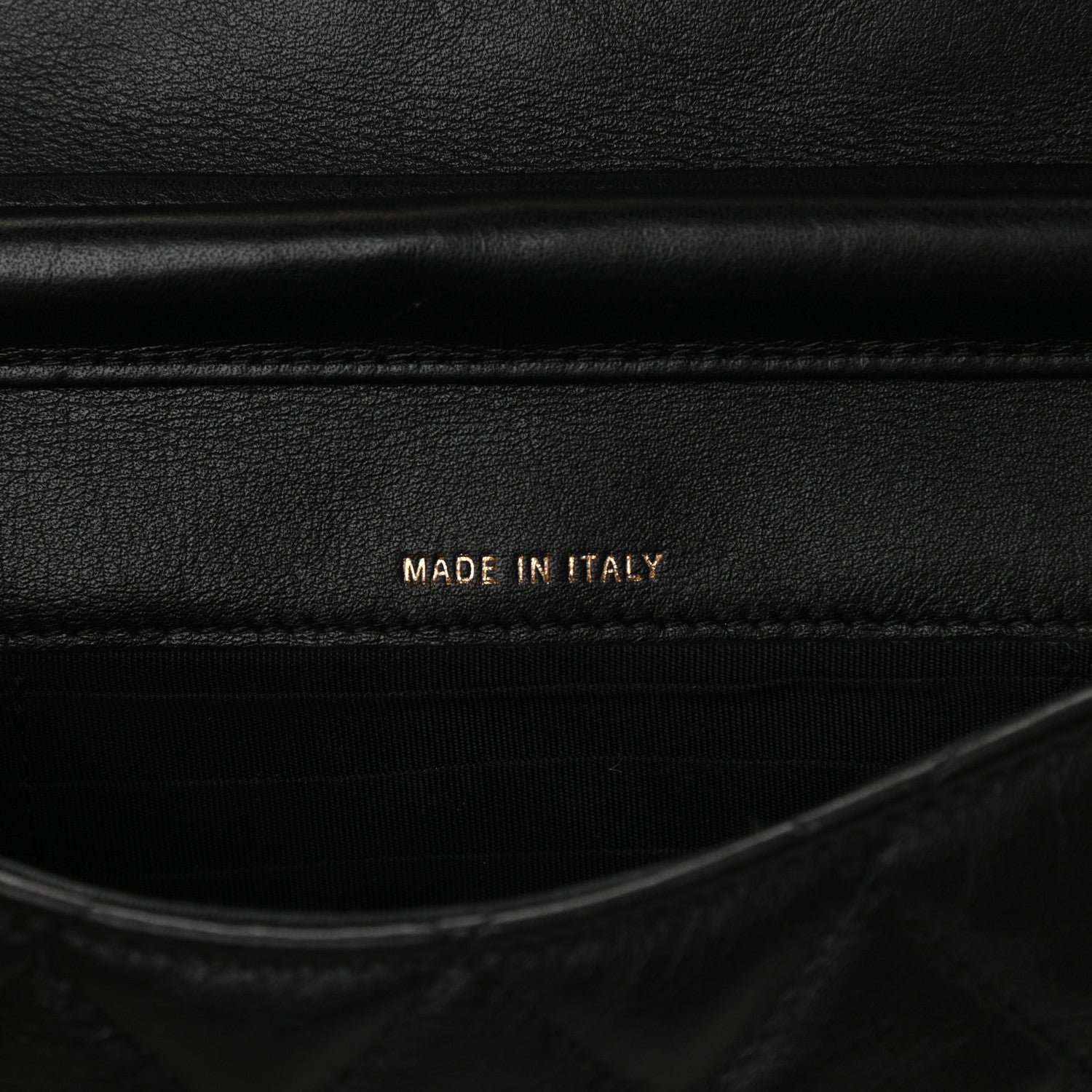 Chanel Calfskin Quilted Coco Mail Clutch With Chain Black 7 of 10