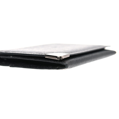 MCM Saffiano Bi-Fold Vertical Wallet Black 10 of 11