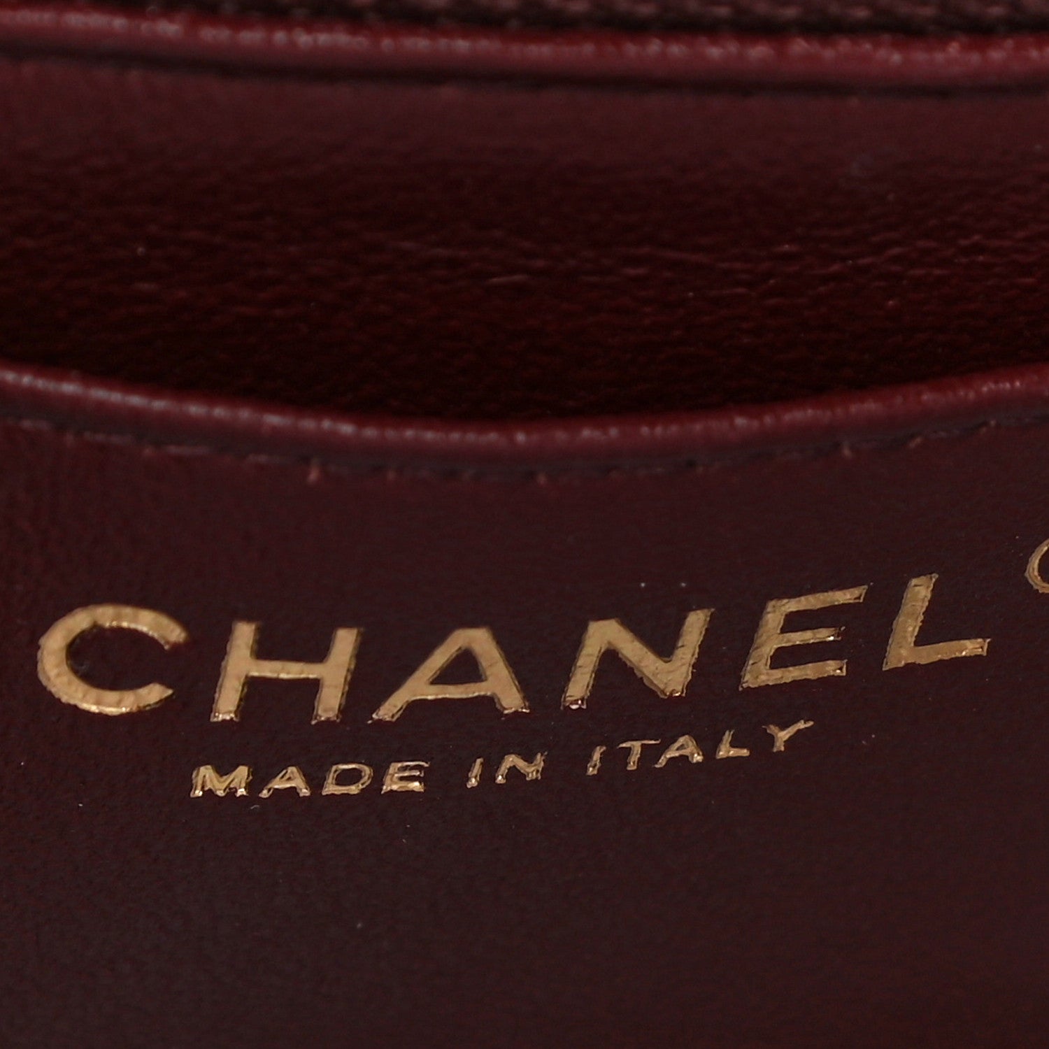 Chanel Caviar Quilted Mini Rectangular Flap Dark Red 7 of 11