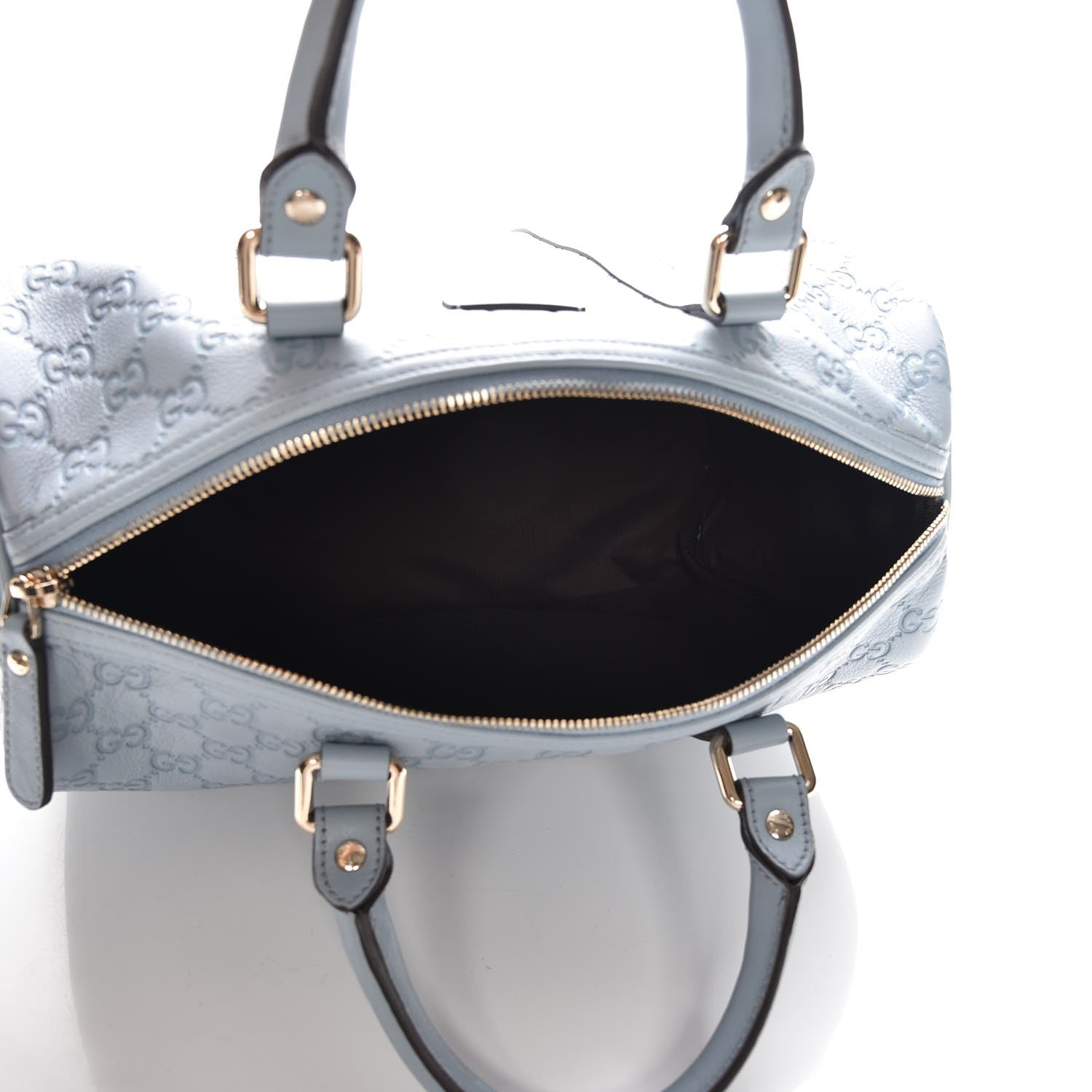 Gucci Guccissima Medium Joy Boston Light Blue 5 of 8