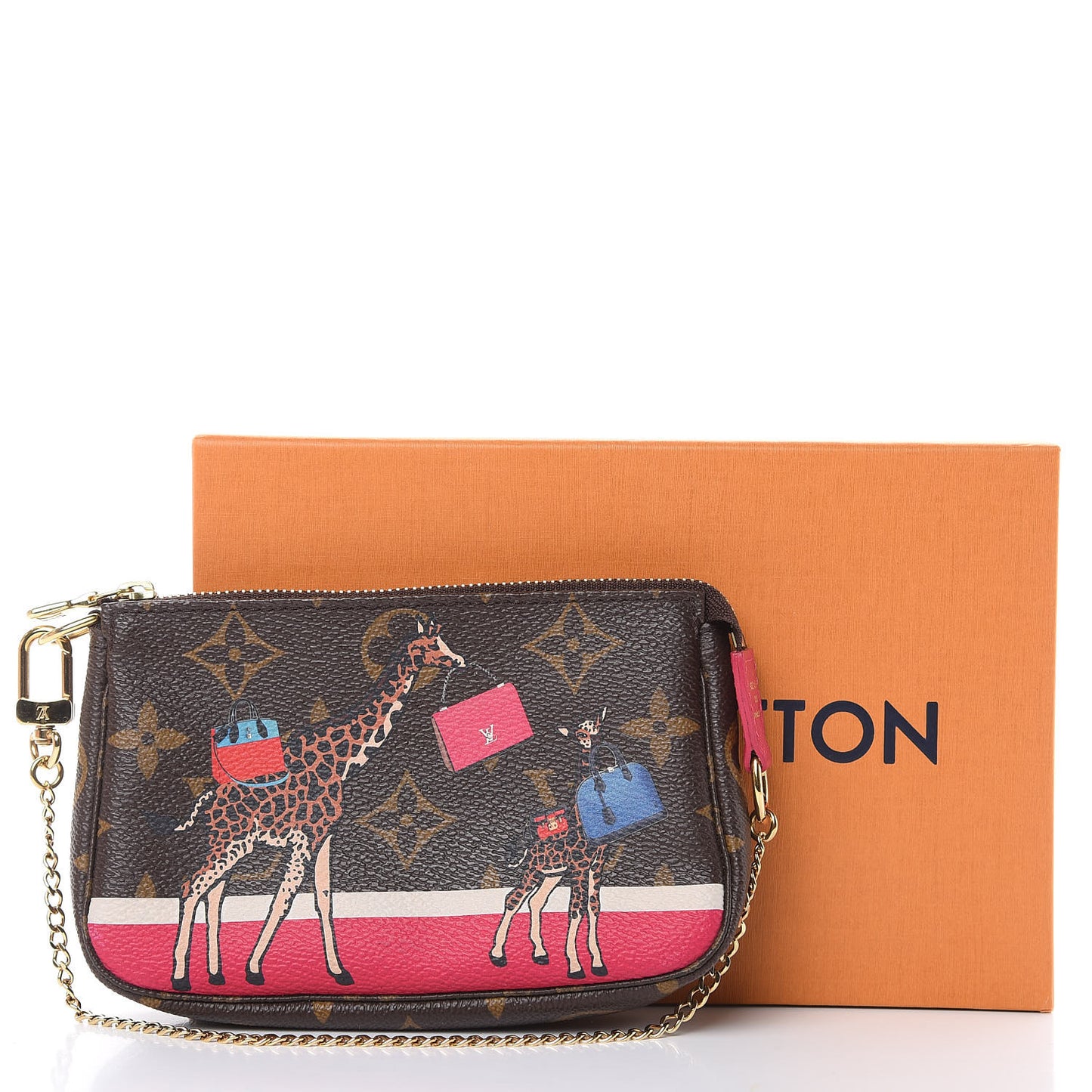 Monogram 2017 Christmas Animation Mini Pochette Accessories