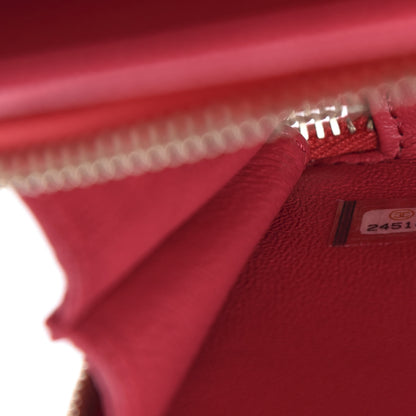 Chanel Caviar Quilted Small Business Affinity Flap Red 9 of 11