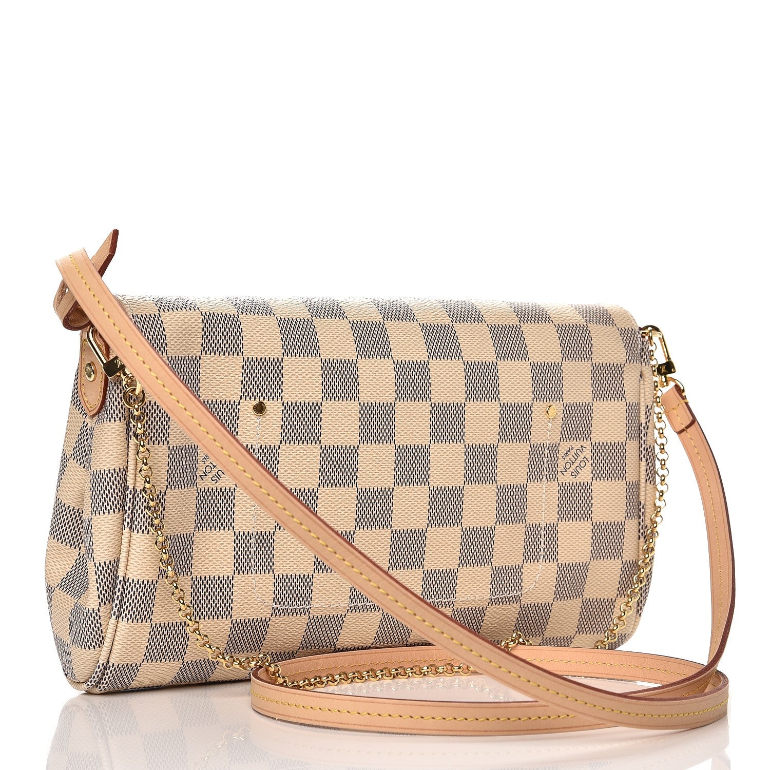 Louis Vuitton Damier Azur Favorite MM 3 of 9