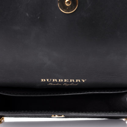Burberry Soft Grain Calfskin Mini Buckle Phone Bag Black 4 of 4