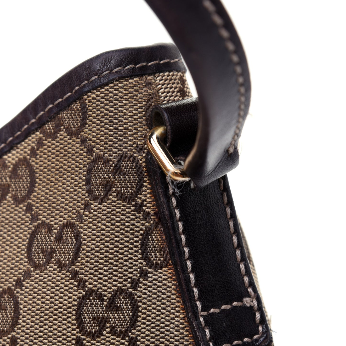 Monogram Medium New Britt Hobo Dark Brown